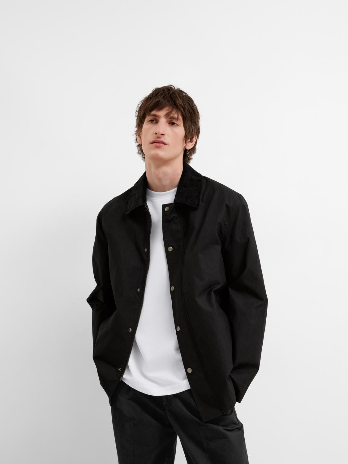 SLHLOOSEOSCAR T-Shirt - Bright White